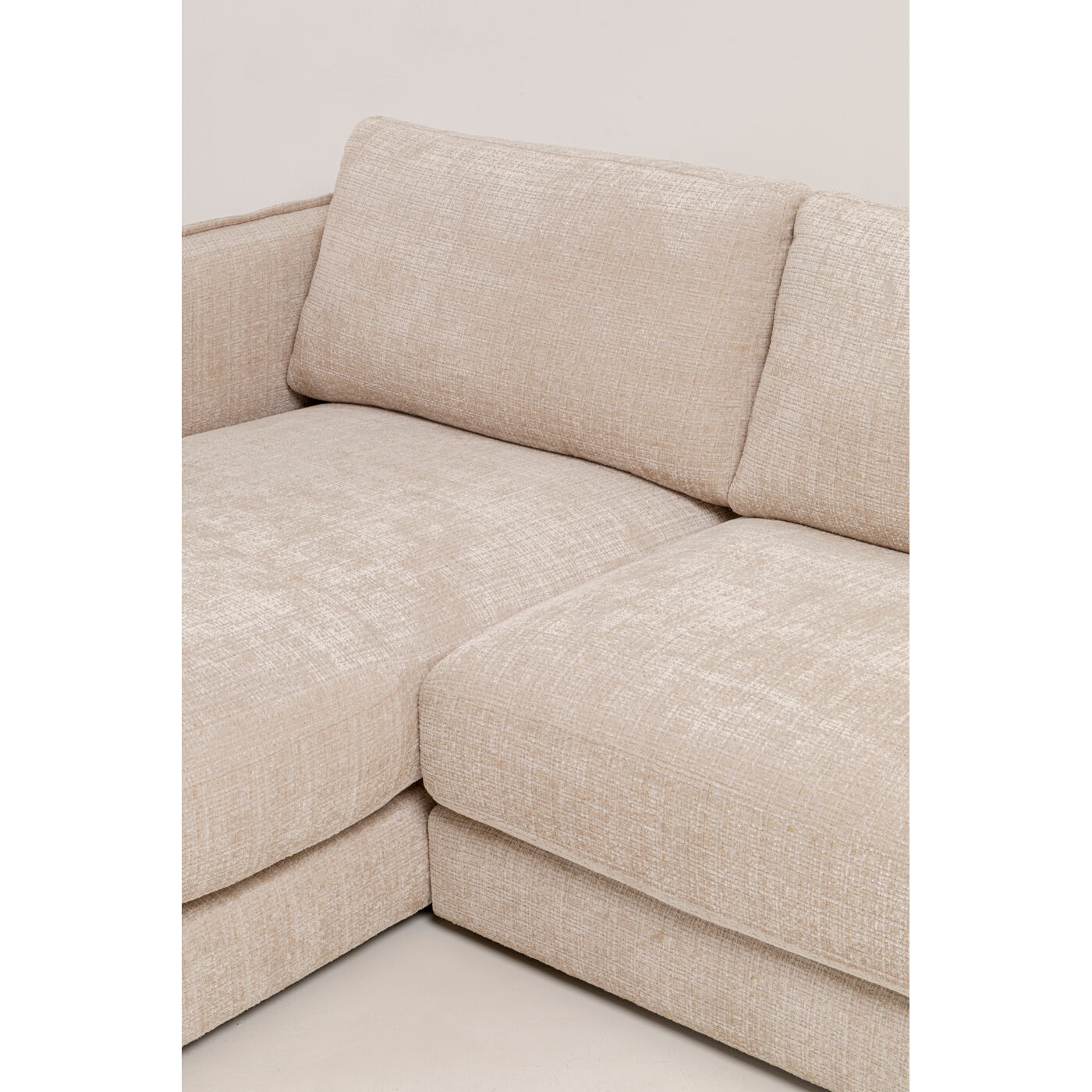 Диван угловой левосторонний Karma Creme Left KARE 70785