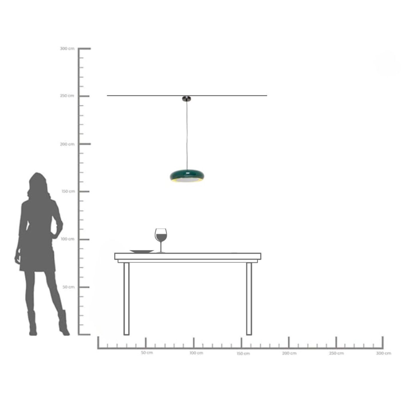Светильник подвесной Lia Midnight Ø38cm KARE 56531