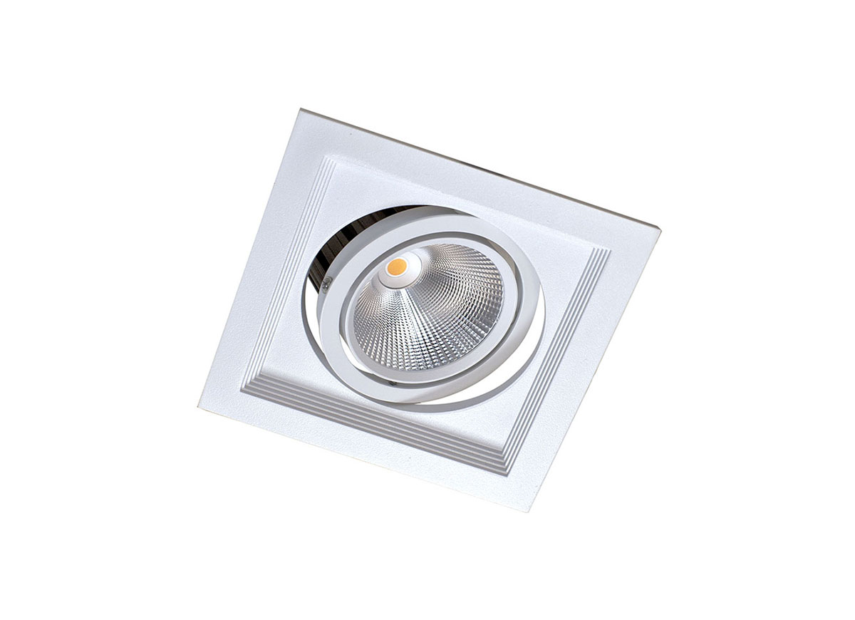 Встраиваемый светодиодный светильник Donolux DL18893/01 White SQ