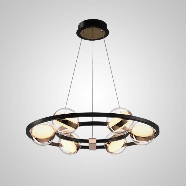 Кольцевые люстры и светильники SATURNA CH D60 by ImperiumLoft