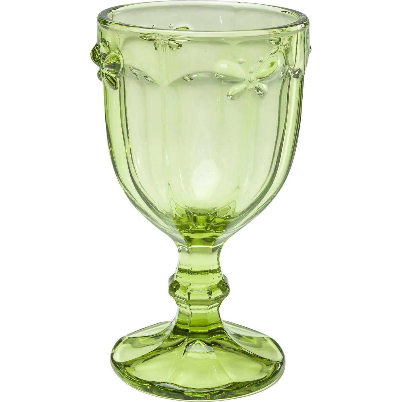 Бокал для вина Goblet Butterfly Olive KARE 38012