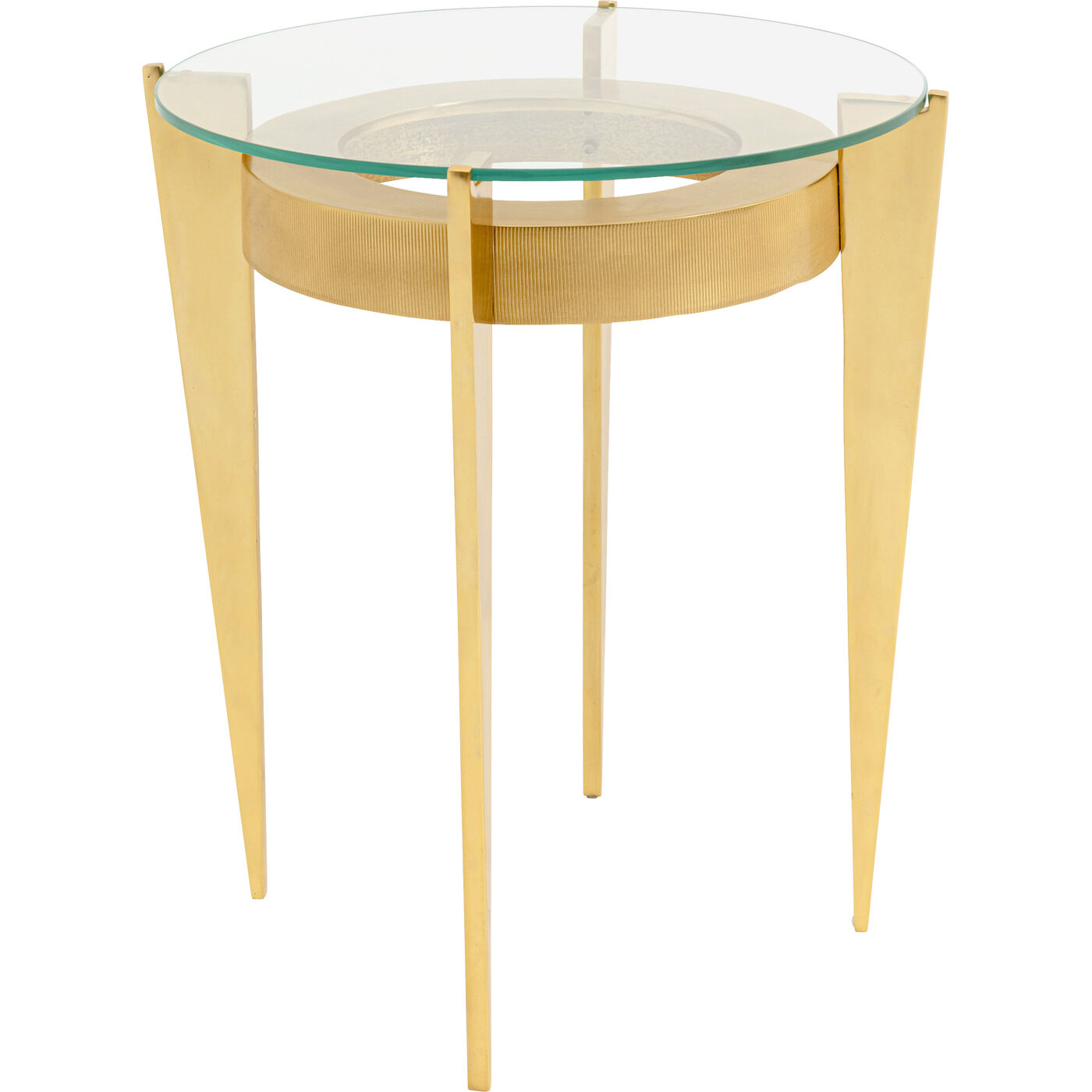 Стол приставной Nino Gold Ø45cm KARE 71289