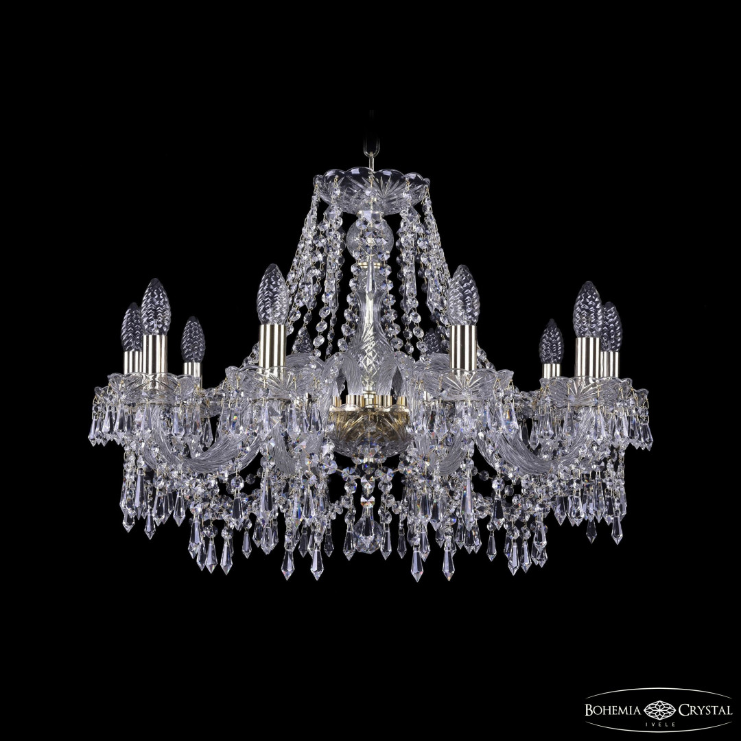 Люстра хрустальная 1403/10/240 G Bohemia Ivele Crystal
