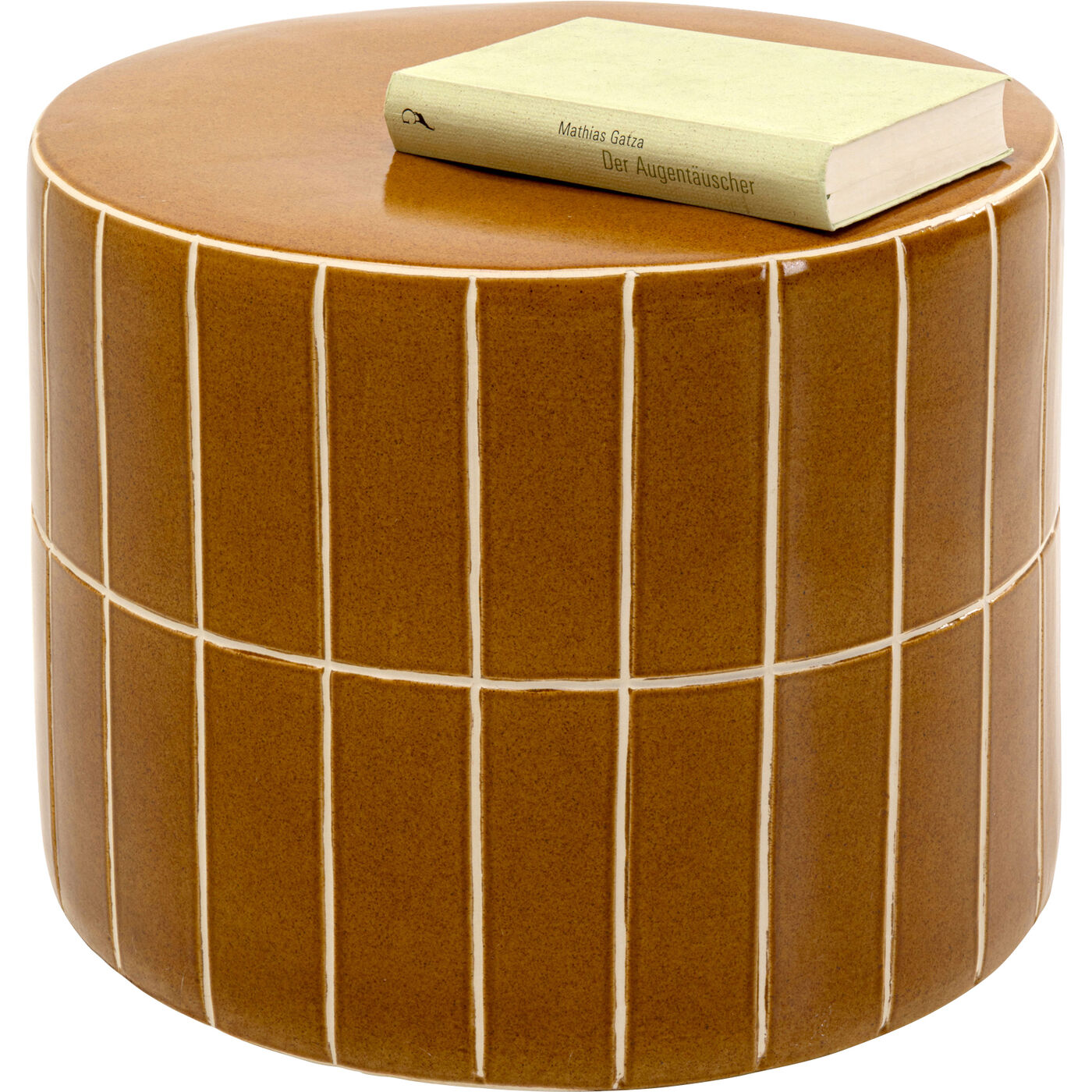 Стол приставной Bliss Tile Orange Ø42cm KARE 71027