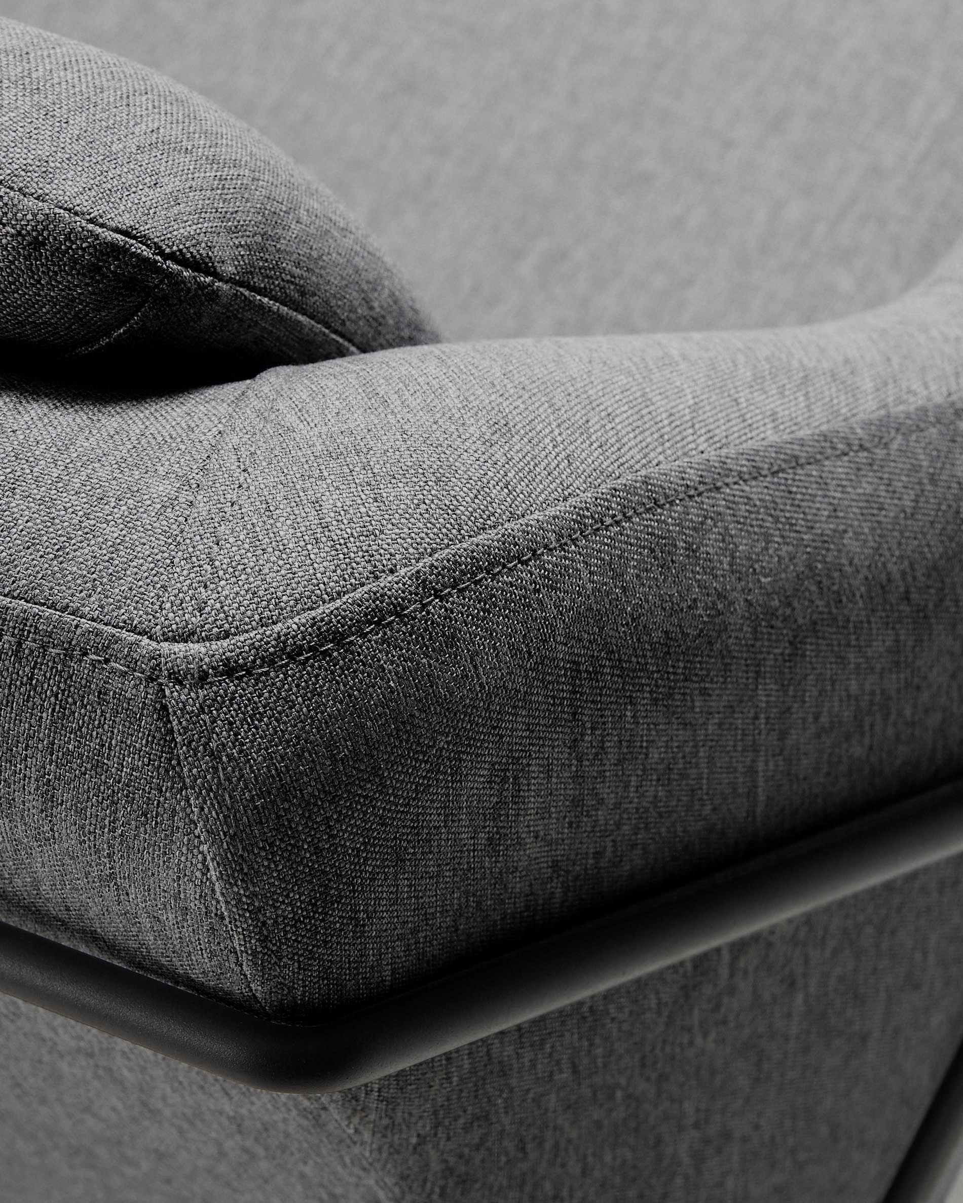 Диван Brida графитовый 128 см La Forma (ex Julia Grup)