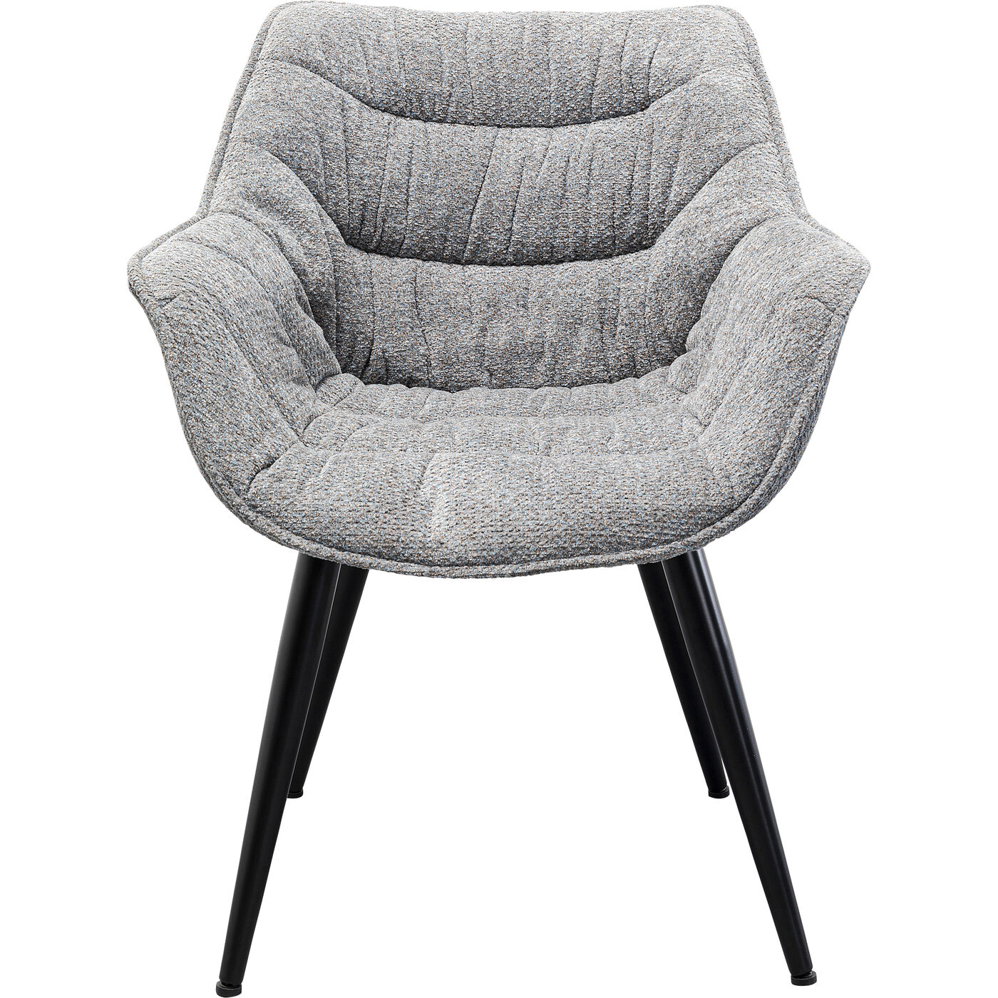 Стул с подлокотниками Thelma Melange Grey KARE 87725