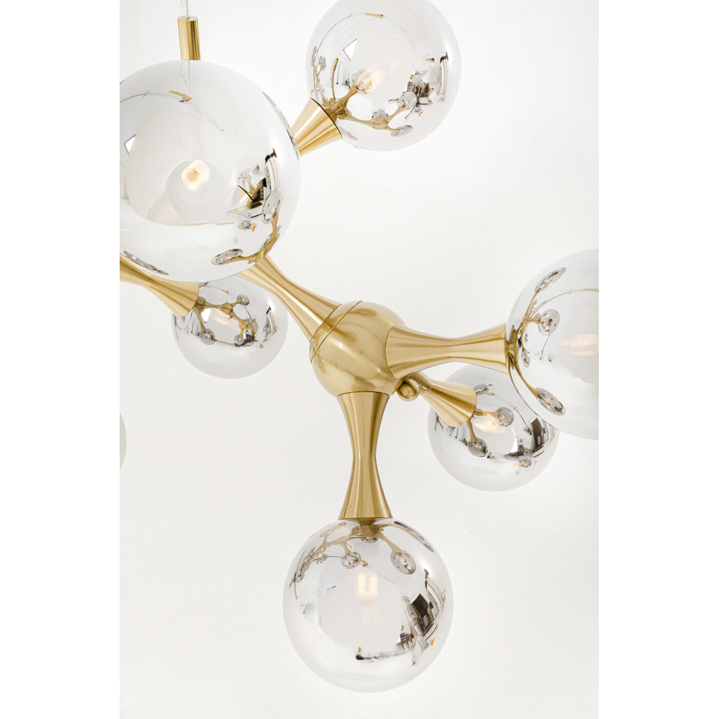Светильник подвесной Atomic Balls Brass 190cm KARE 56676