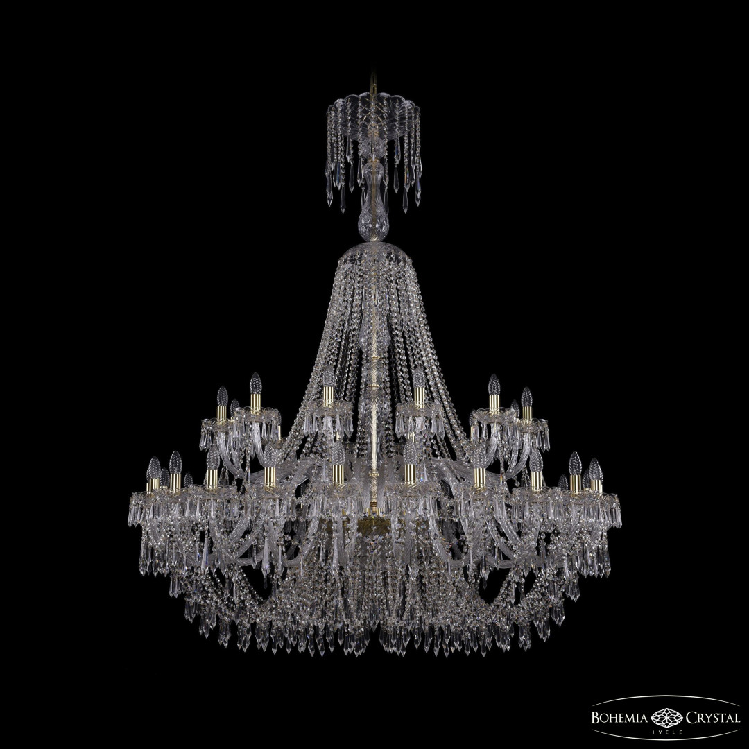 Люстра хрустальная 1403/24+12/530/XL-160 G