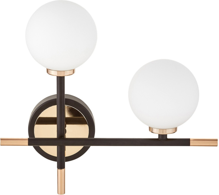 Настенный светильник Lumina Deco LDW 6033N-2 RT BK+FGD