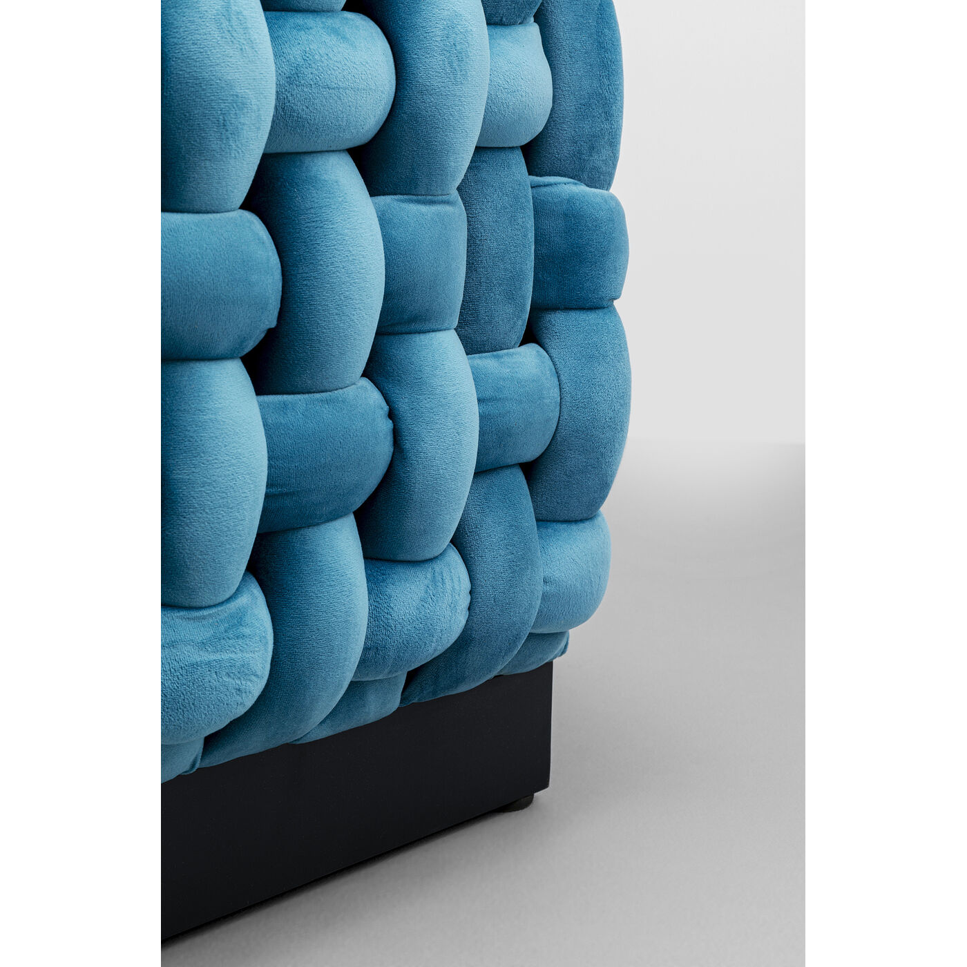 Пуф Weave Square Blue 47x47cm KARE 87998