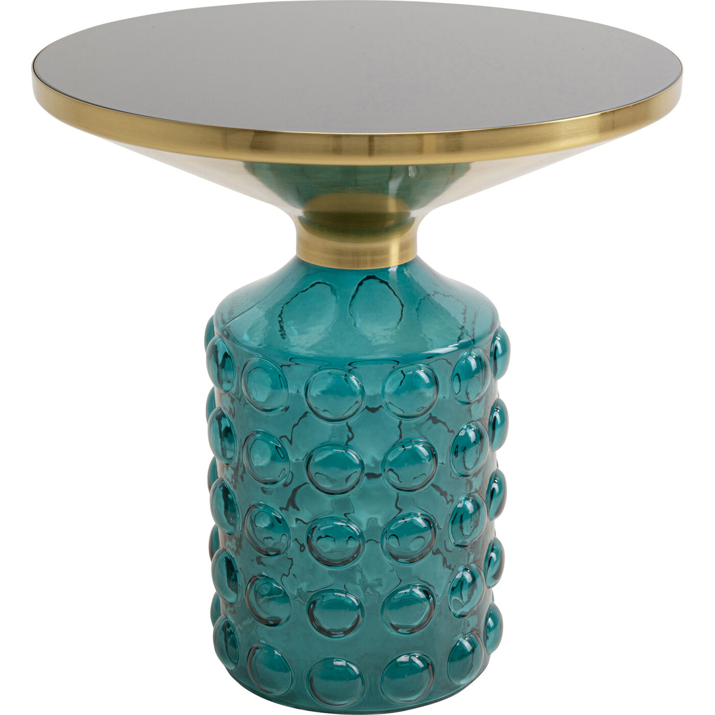 Стол приставной Lola Blue Ø50cm KARE 70648