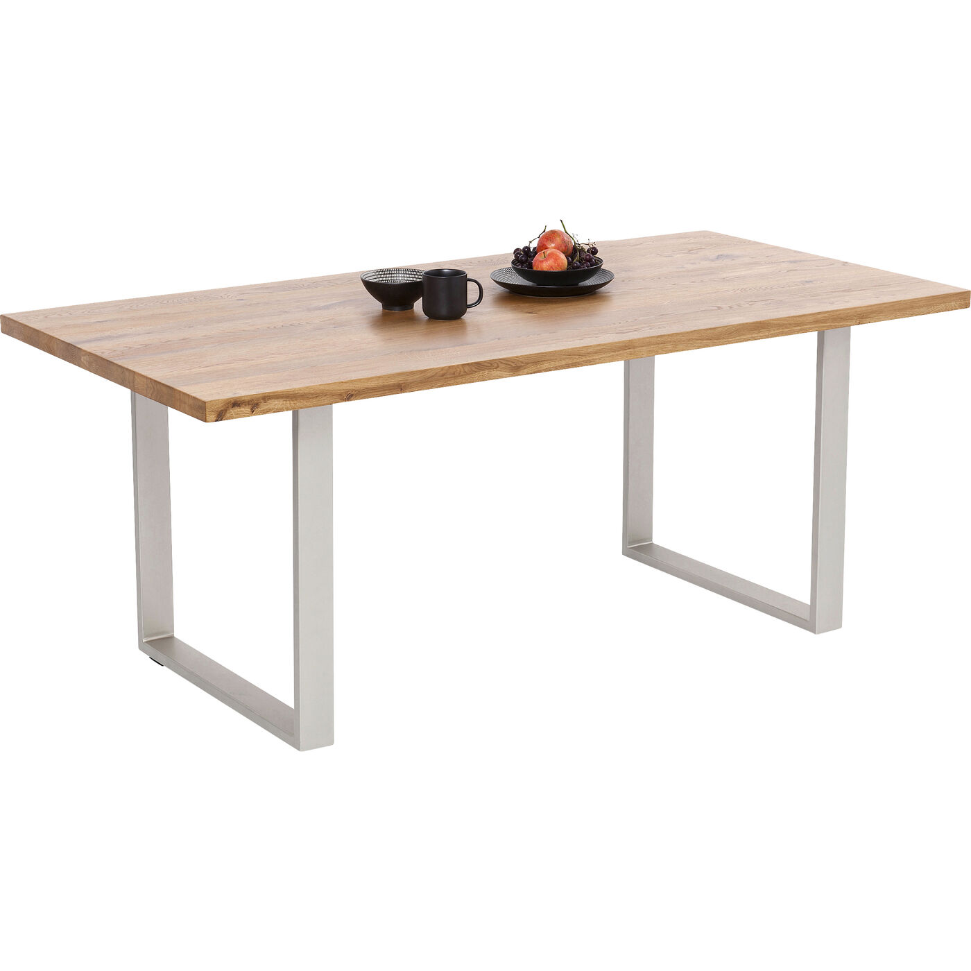 Стол Jackie Oak GK Silver 200x100 см KARE 84526