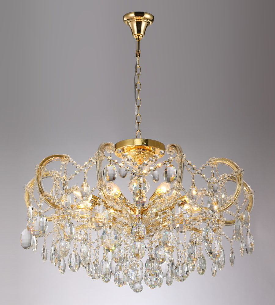 Люстра Crystal Lux HOLLYWOOD SP-PL8 GOLD D800