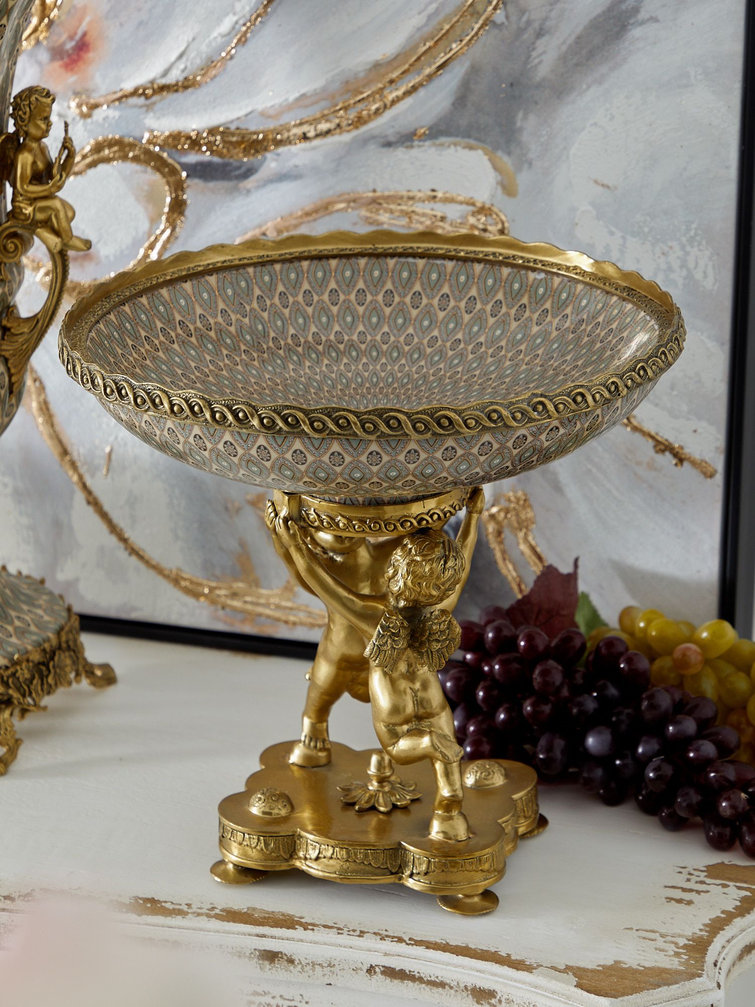 Чаша на ангелах Glasar 31G0530/C352FC/X3497E