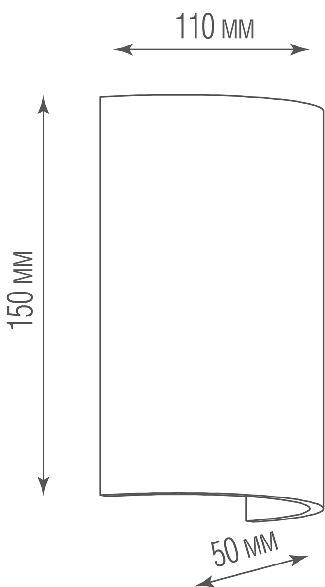 Настенный светодиодный светильник Donolux DL20123R6W1W IP54
