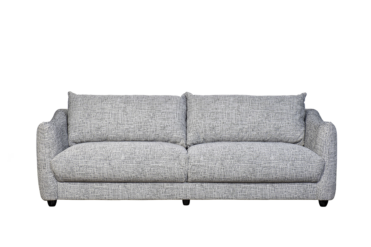Диван трехместный серый Garda Decor GY-08781