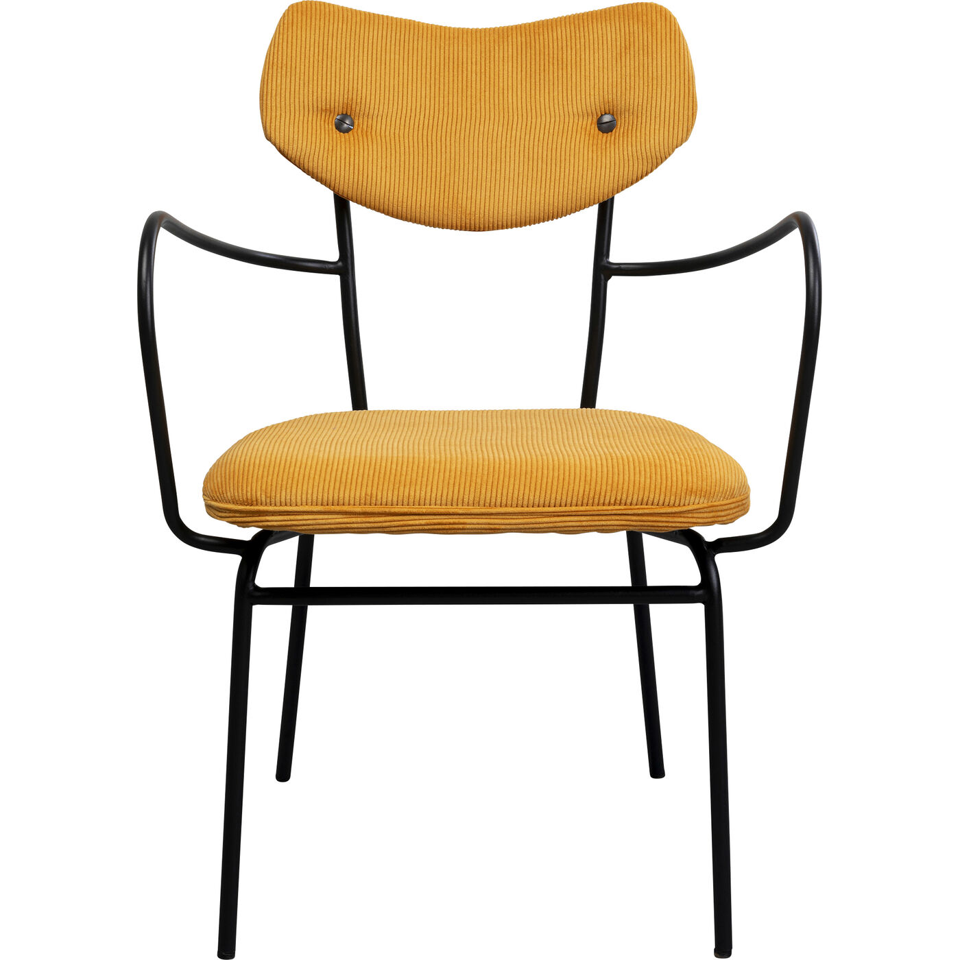 Стул с подлокотниками Viola Yellow KARE 87469