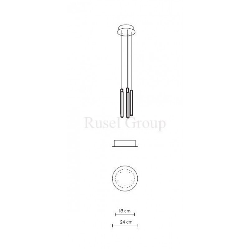 Подвесной светильник Fabbian MULTISPOT TOOBY F32 A02 00