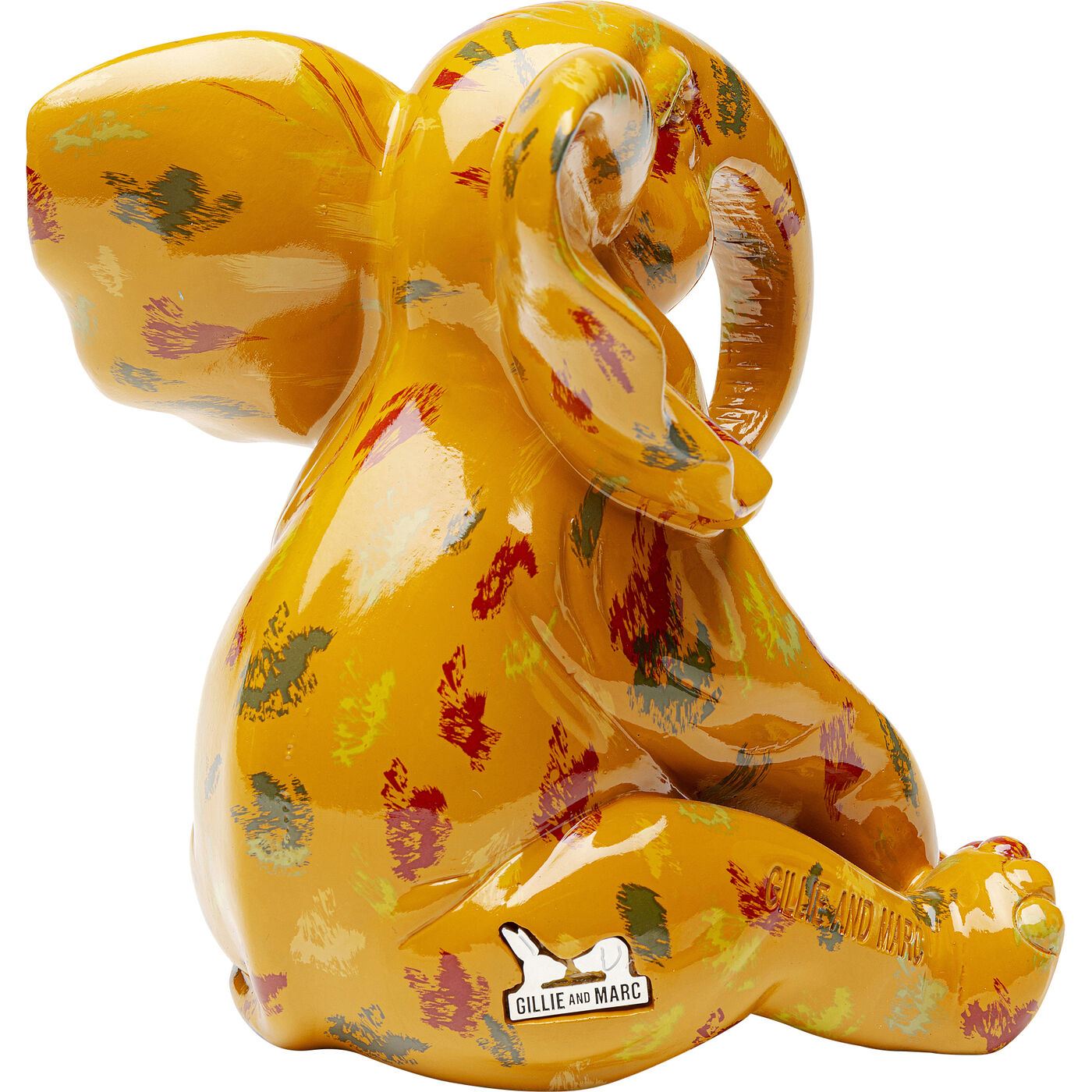 Фигура декоративная Elephant Dots Yellow 18 см KARE 56173