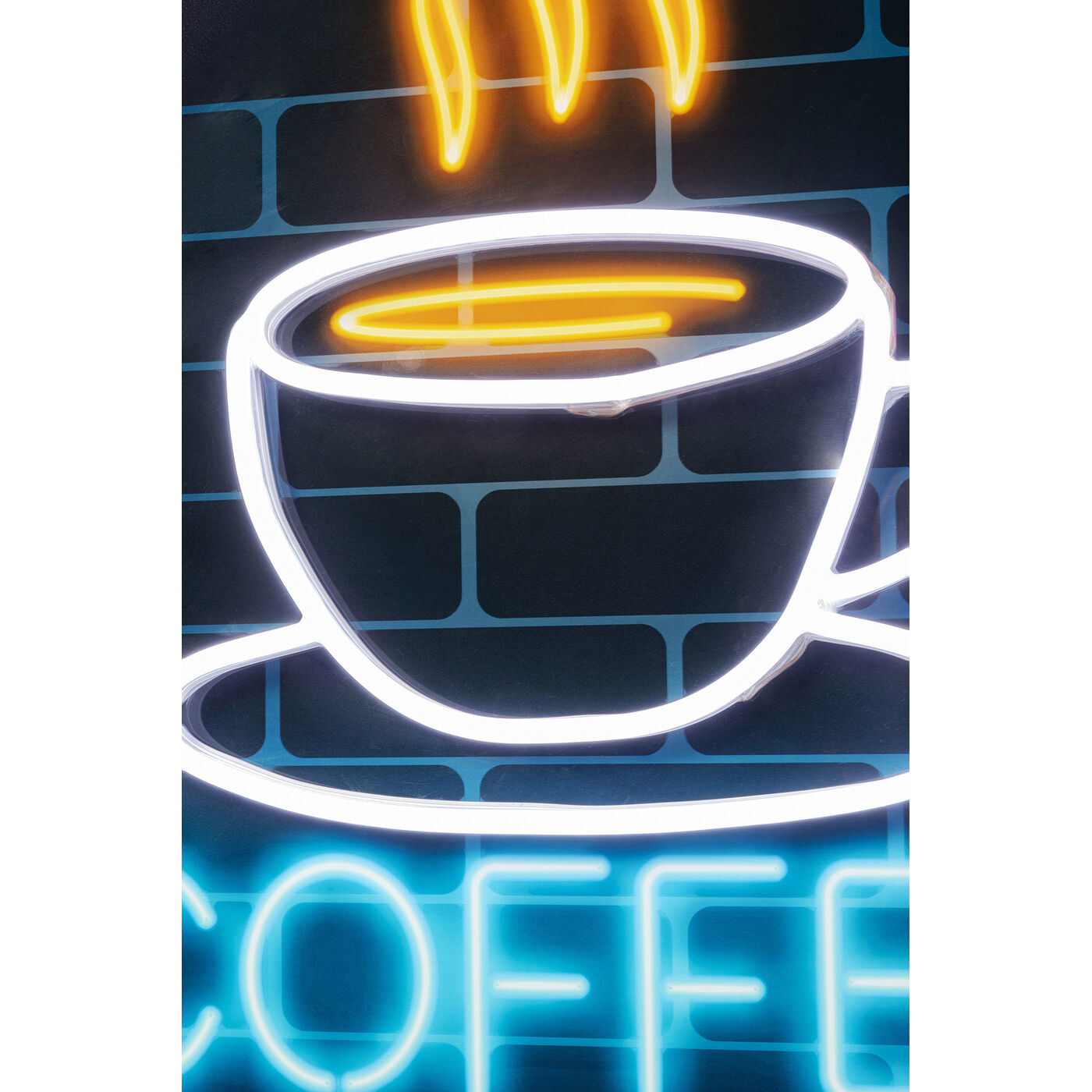 Картина стеклянная Coffee LED 80x80 см KARE 56455