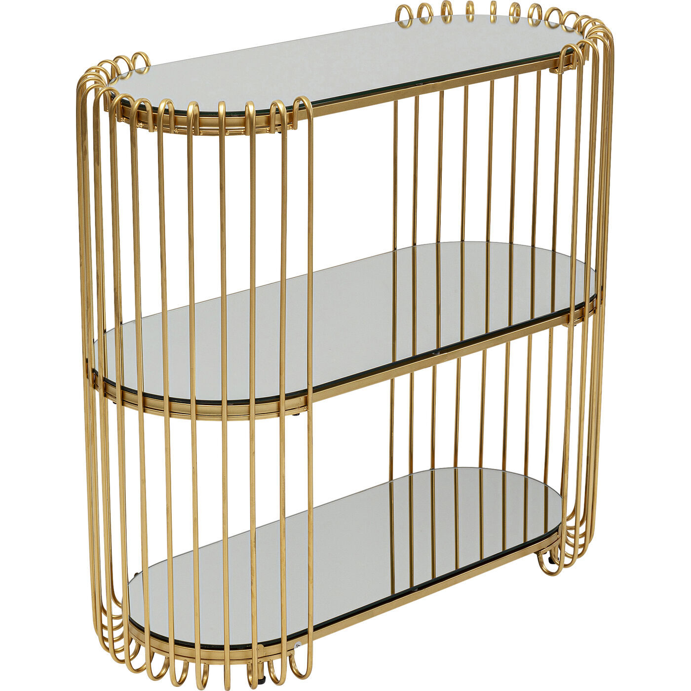 Консоль Wire Brass 81x78 см KARE 87707