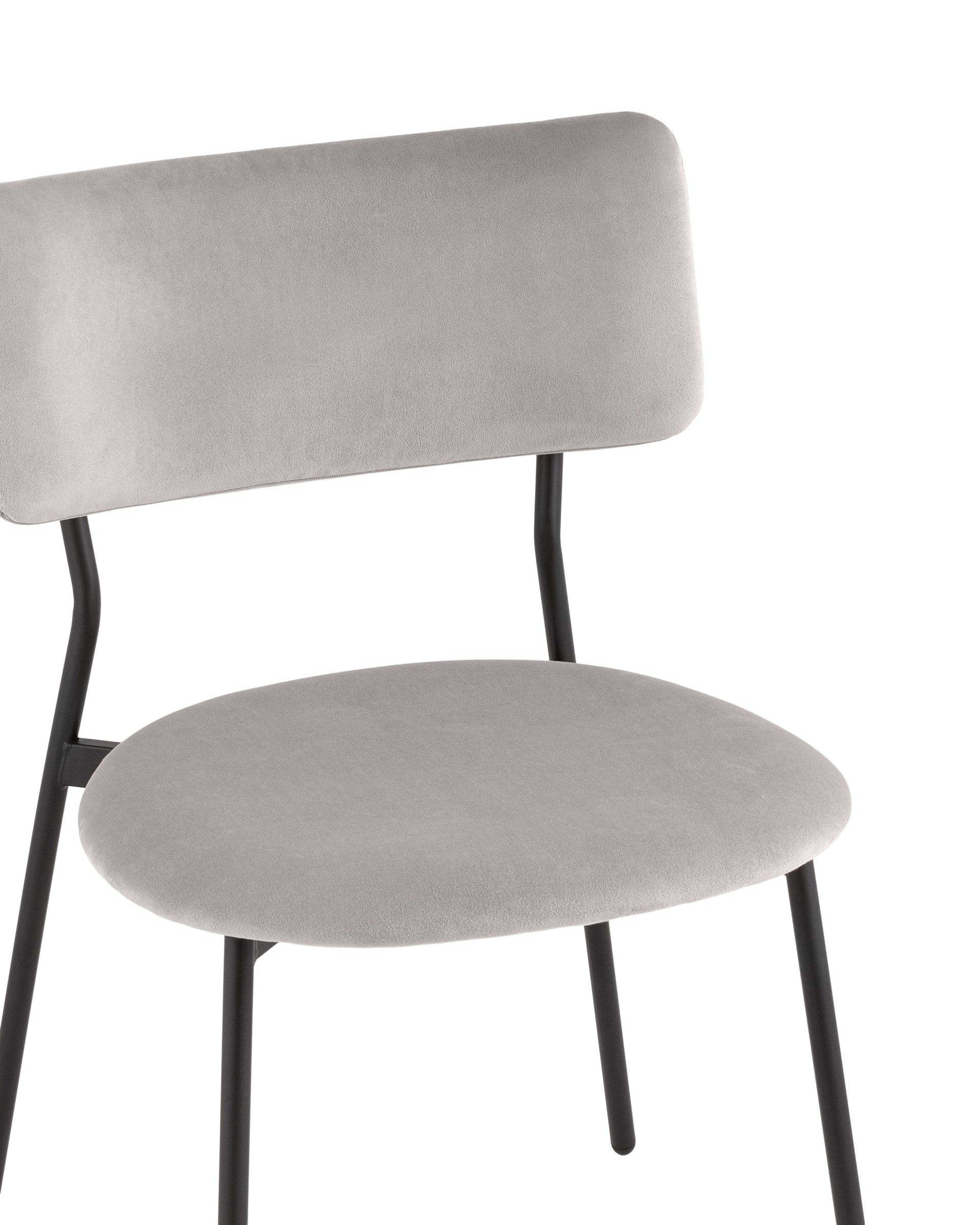 Стул Амелия велюр светло-серый Stool Group