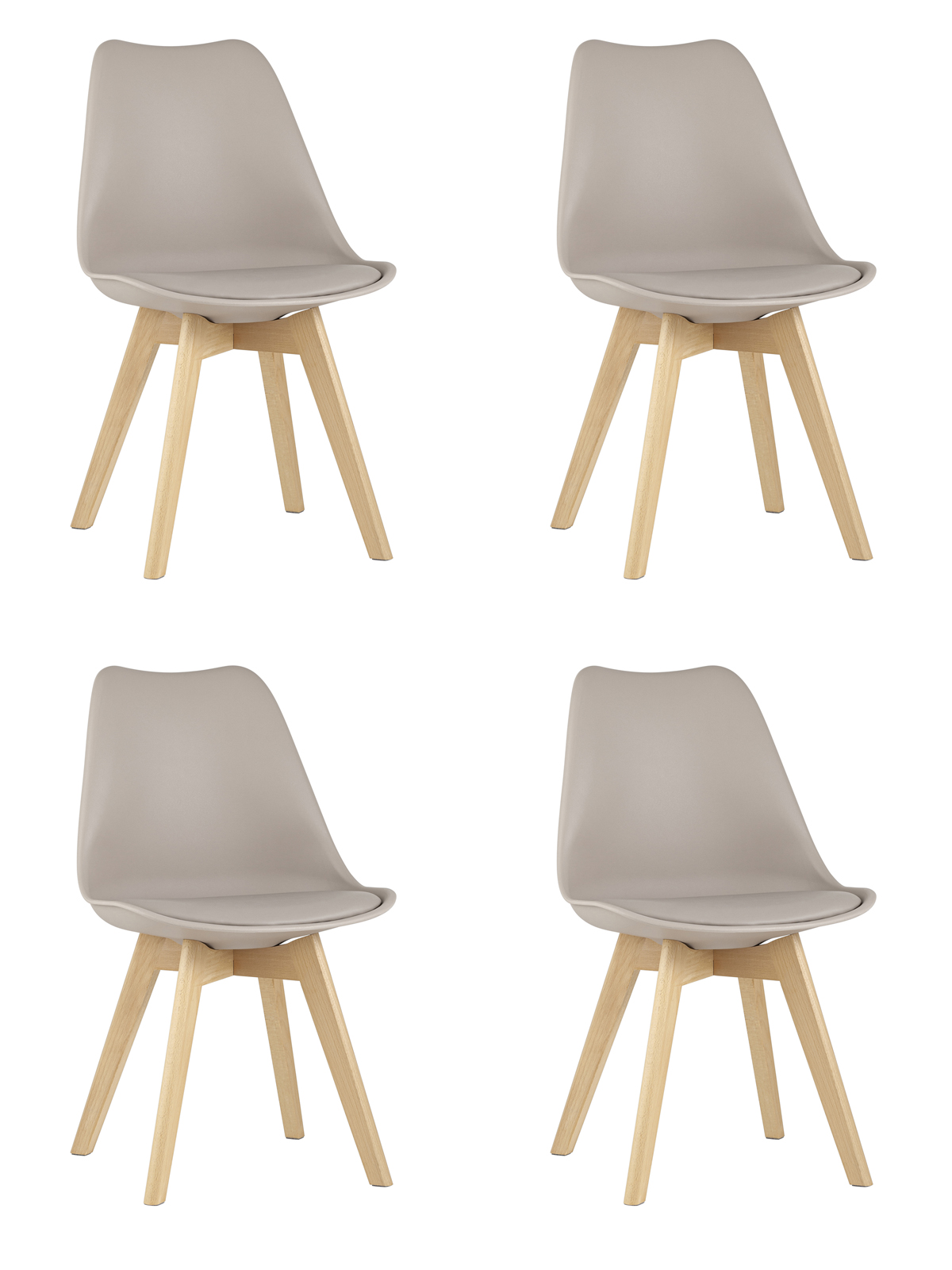 Стул FRANKFURT NEW бежевый 4 шт Stool Group