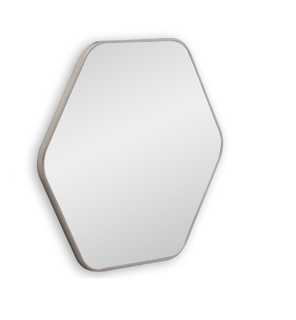 Hexagon S Silver Зеркало в тонкой раме Smal Art-Zerkalo SM154SL