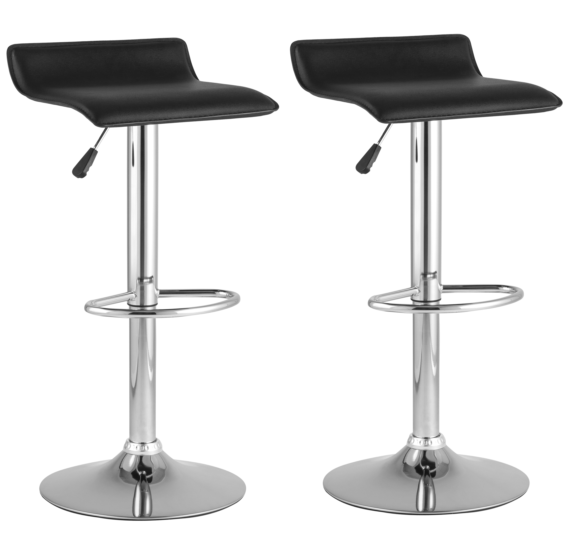Стул барный Хай-Тек черный 2 шт Stool Group
