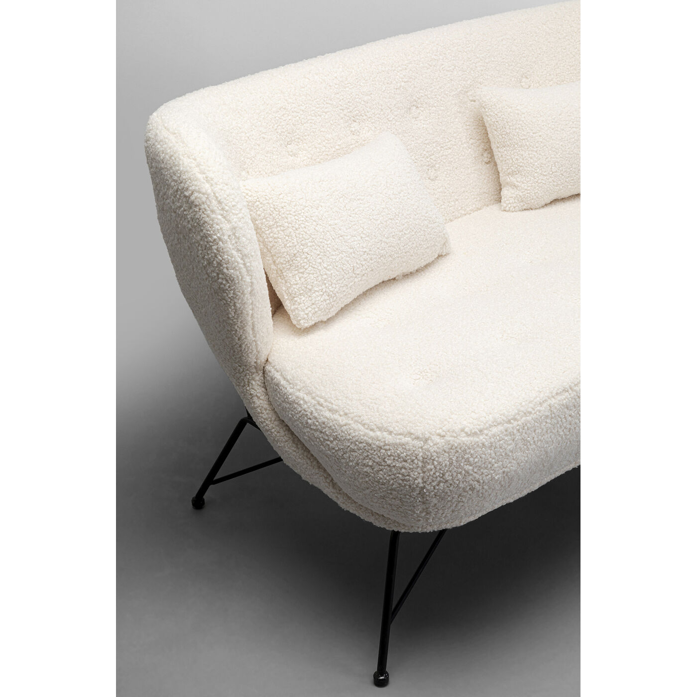 Диван двухместный Jacky Boucle 139 см KARE 87839