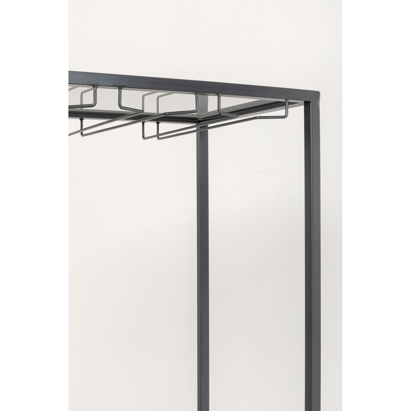 Винная полка Lisboa Bar Black 60x170cm KARE 70149