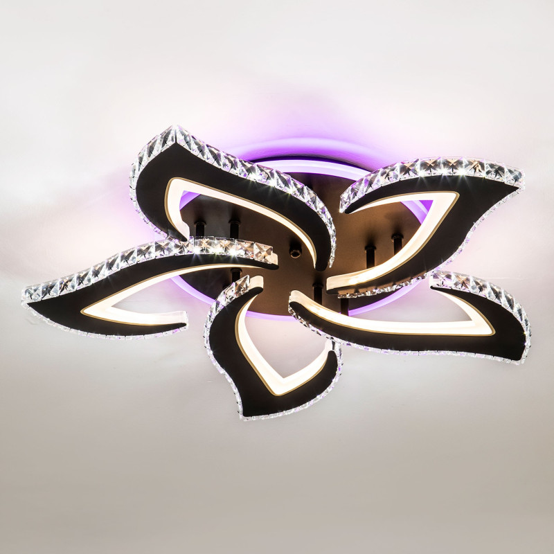 Накладная люстра LED4U L2839-5 BK