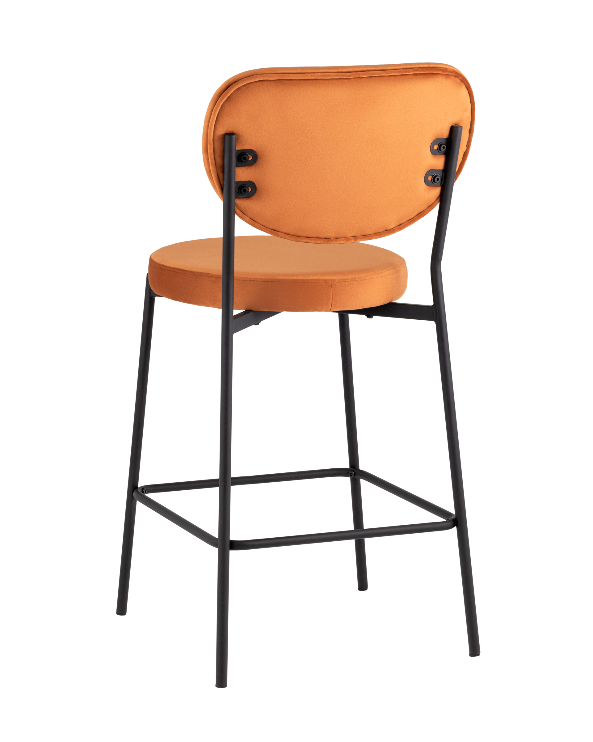 Стул полубарный Барбара NEW велюр терракотовый Stool Group