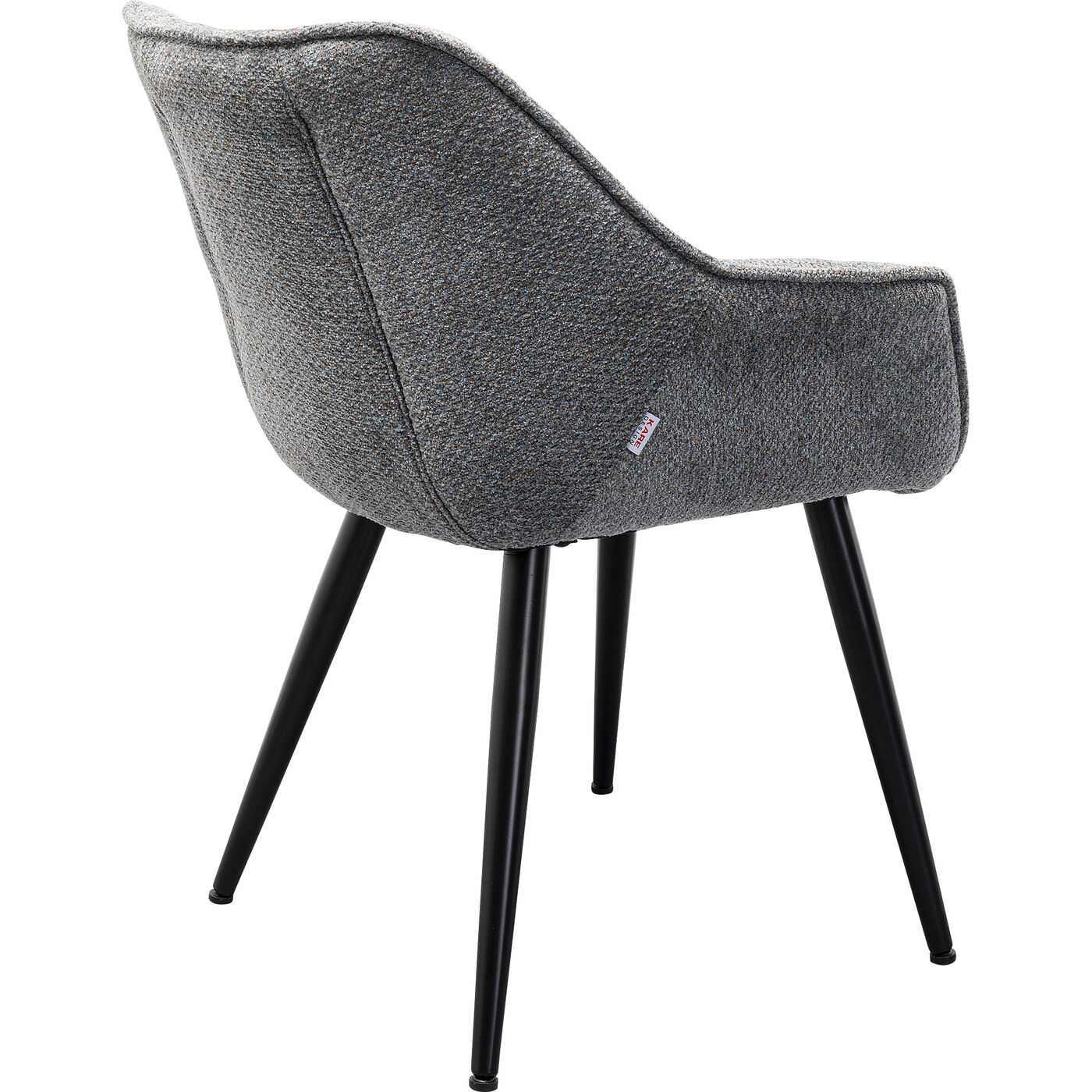 Стул с подлокотниками Thelma Melange Grey KARE 87725