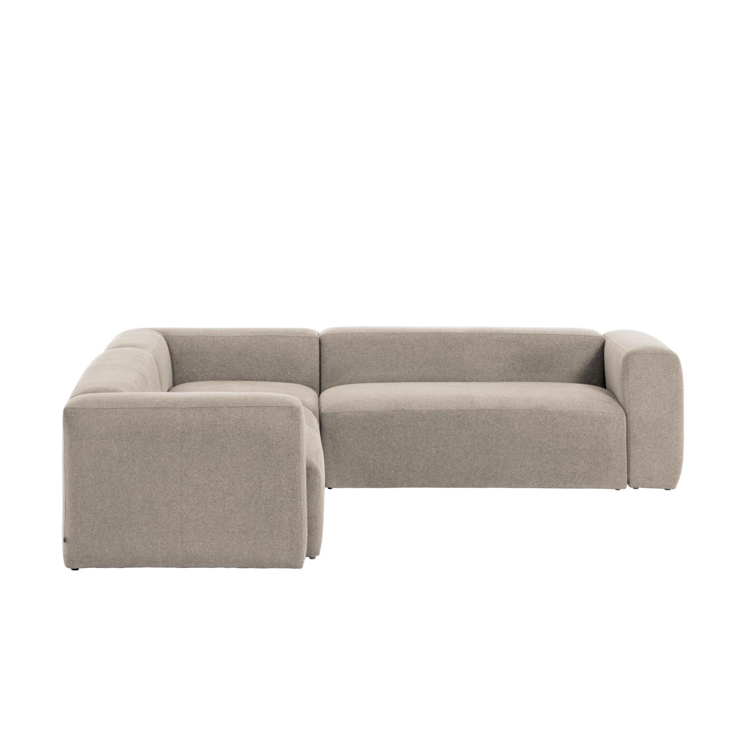 Угловой 5 местный диван Blok 320 x 290 cm бежевый La Forma (ex Julia Grup)
