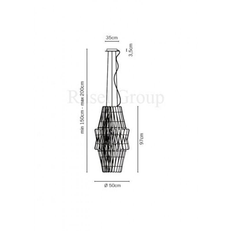 Подвесной светильник Fabbian Stick F23 A60 69