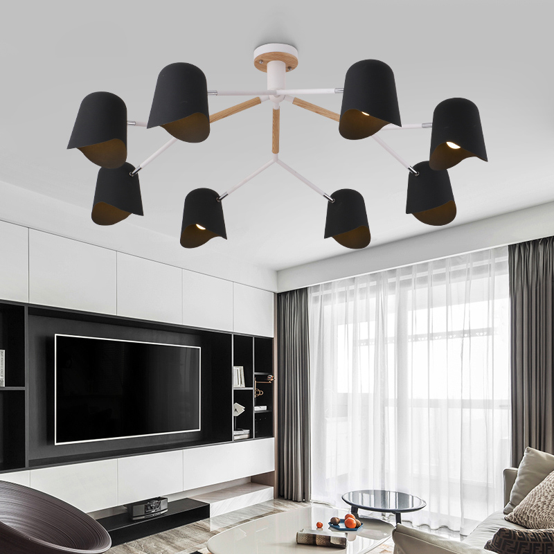 Люстра на штанге NOTCH D70 White by ImperiumLoft