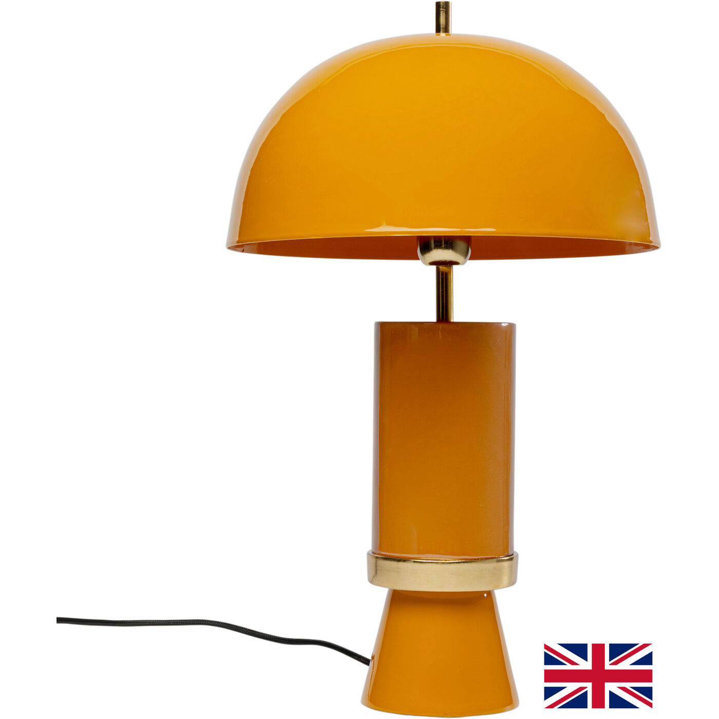 Светильник настольный Josy Yellow 51cm UK KARE 46443