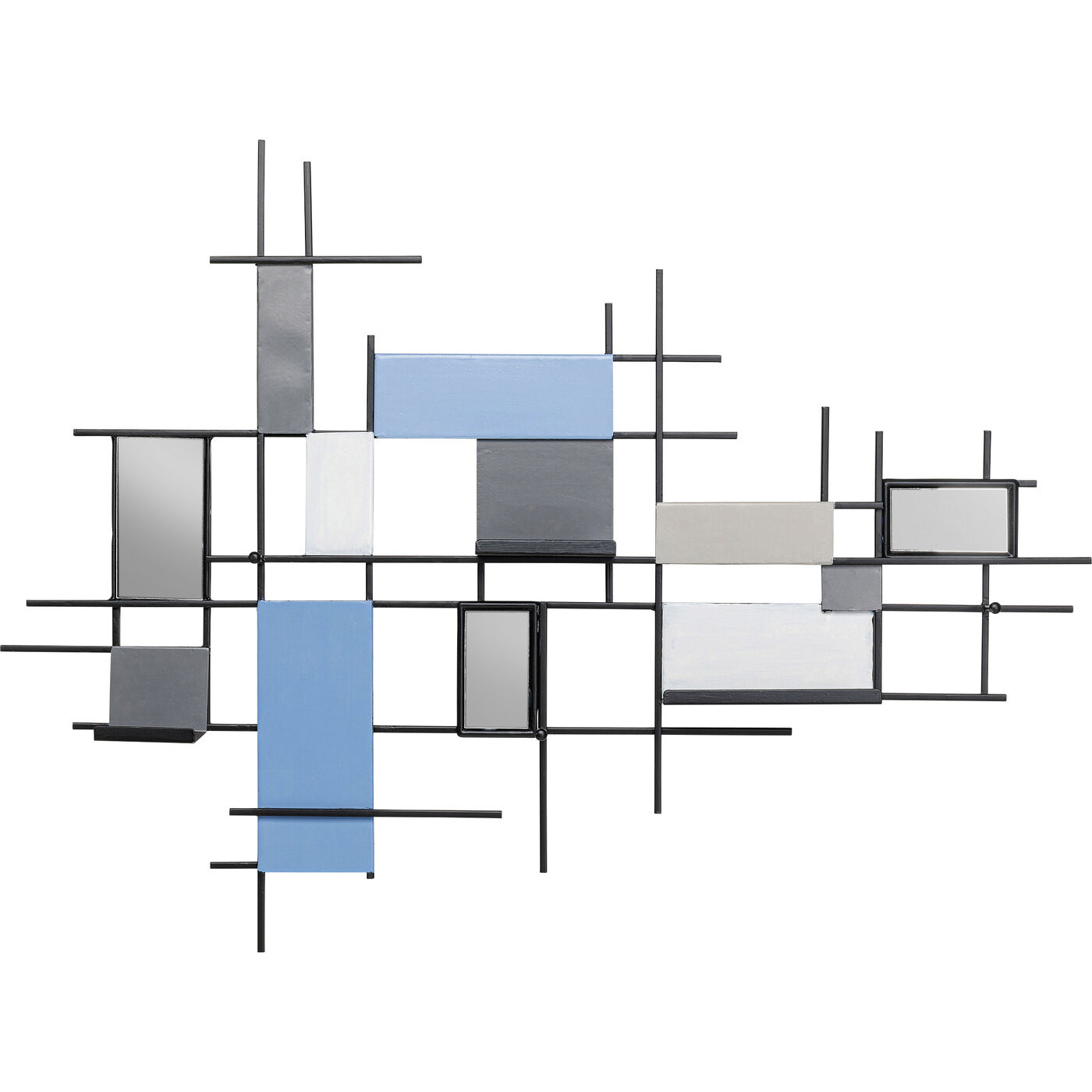 Вешалка настенная Wireframe Tetragon 80 см KARE 85562