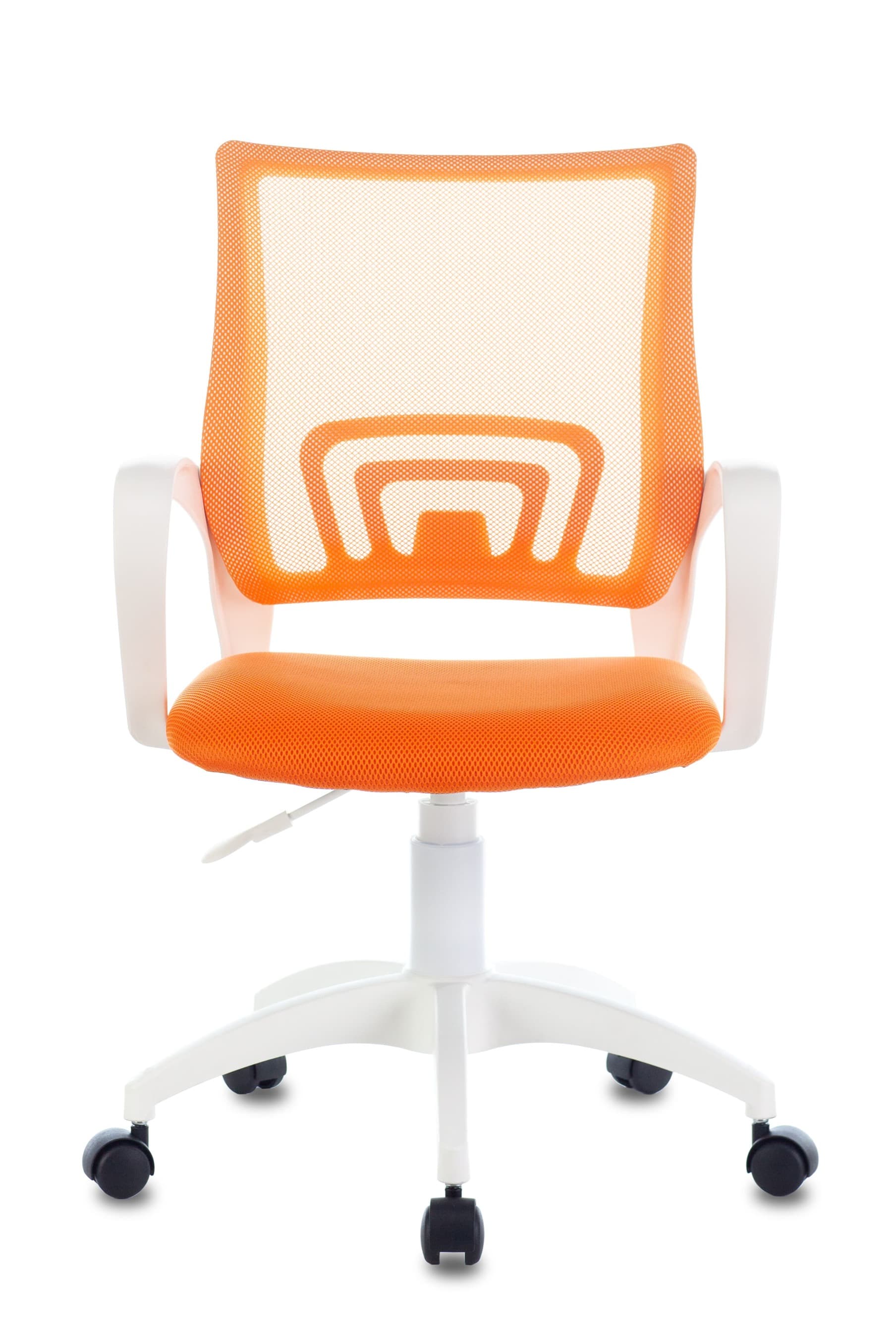 Кресло Бюрократ CH-W695NLT оранжевый TW-38-3 TW-96-1 сетка/ткань крестовина пластик пластик белый Stool Group