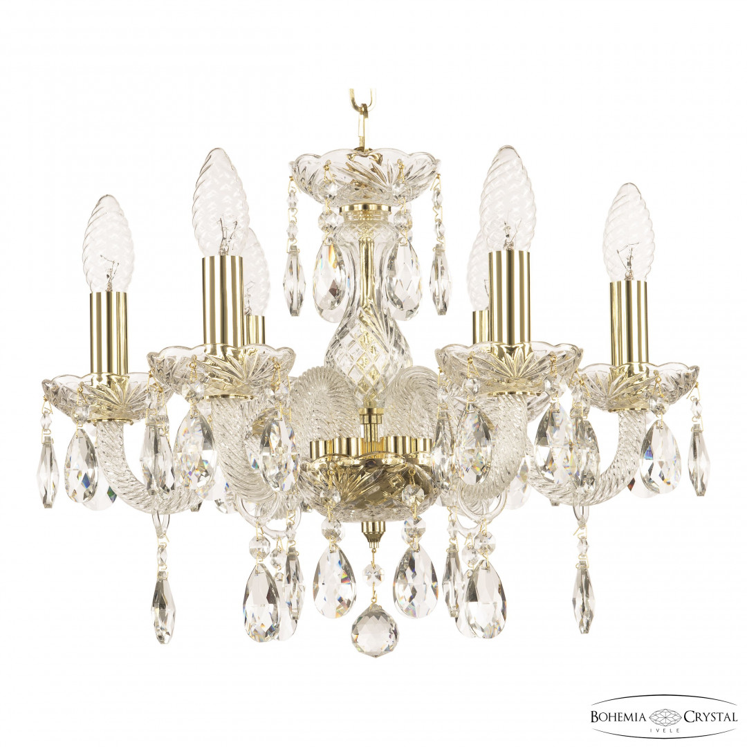 Люстра хрустальная 117/6/141 G Bohemia Ivele Crystal
