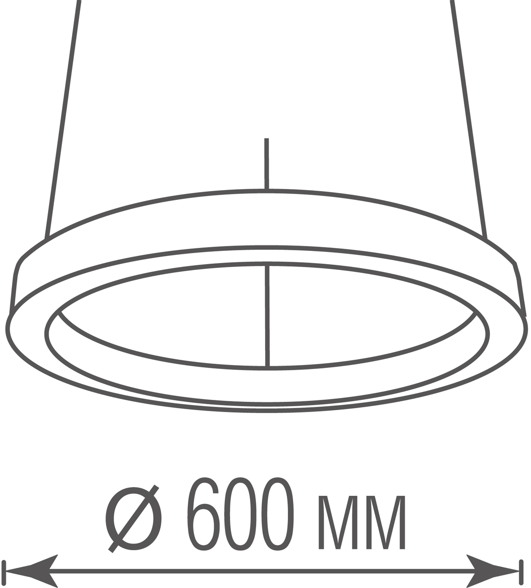 Подвесной светодиодный светильник Donolux DL600S54NW White