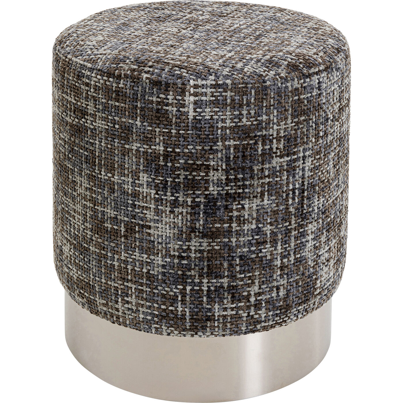 Пуф Cherry Dining Silber Dark Grey Ø39cm KARE 70536