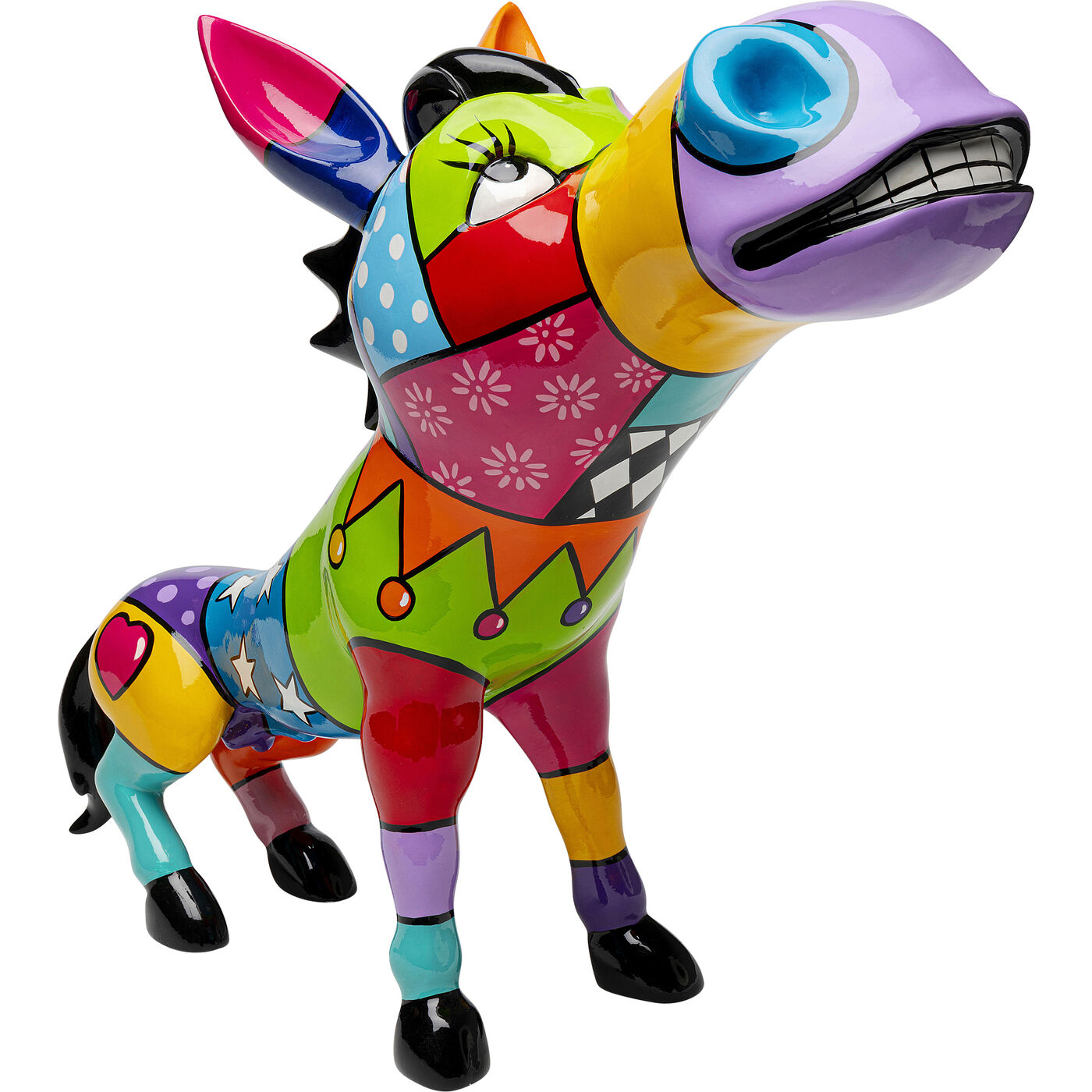Фигура декоративная Donkey Patchwork 54 см KARE 56039