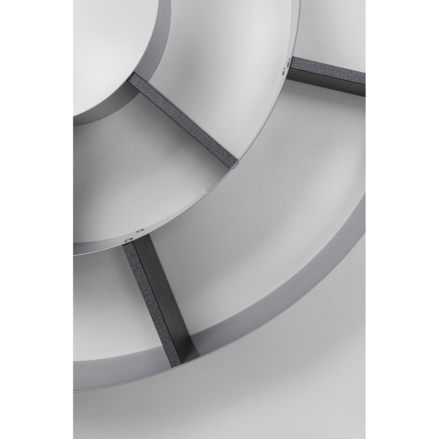 Полка настенная Snail silver-grey KARE 70755