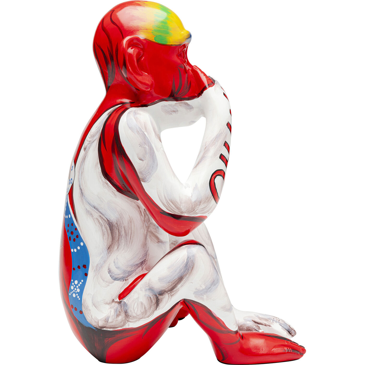 Фигура декоративная Graffiti Monkey Red 39cm KARE 56826