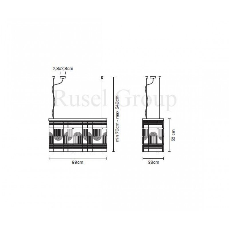 Подвесной светильник Fabbian Laminis F33 A01 47
