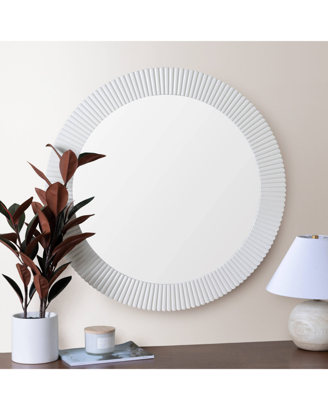 Зеркало в круглой раме Джослин Louvre Home LHDWM201123URSK
