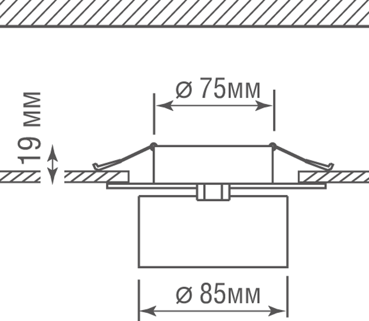 Встраиваемый поворотный светодиодный светильник Donolux DL18959R12W1W