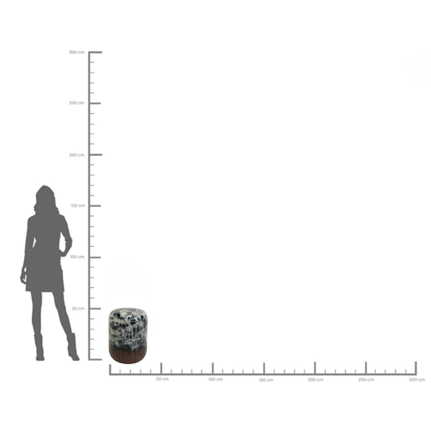 Стол приставной Misty Ø35cm KARE 71031